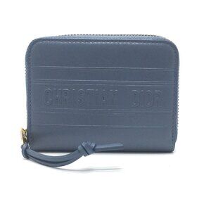 DIOR Blue Leather Wallet